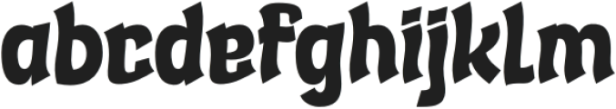 JAFERON-Regular otf (400) Font LOWERCASE