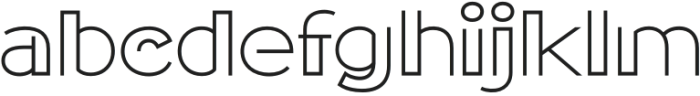 JAGEYUT Regular otf (400) Font LOWERCASE