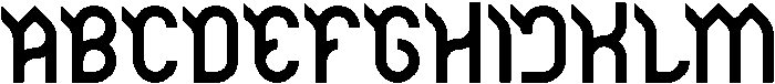 JAGUAR ttf (400) Font UPPERCASE