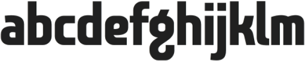 JAGUARRegular otf (400) Font LOWERCASE