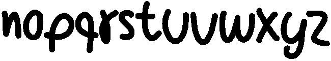 JANUARY Regular otf (400) Font LOWERCASE
