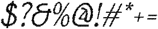 Jacelon Disco Italic otf (400) Font OTHER CHARS