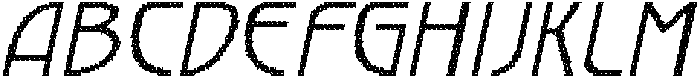 Jacelon Disco Italic otf (400) Font UPPERCASE
