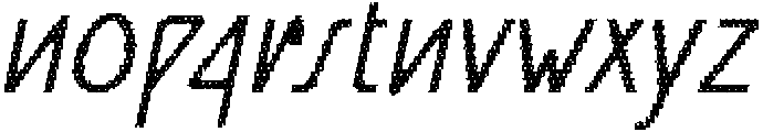Jacelon Disco Italic otf (400) Font LOWERCASE