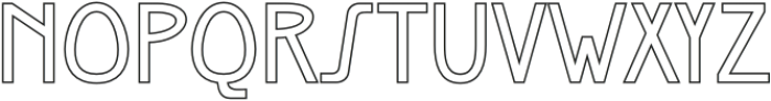 Jacelon Outline otf (400) Font UPPERCASE