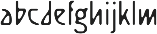 JacelonBlur-Regular otf (400) Font LOWERCASE