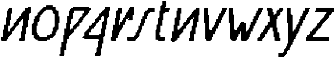 JacelonPixel-Regular otf (400) Font LOWERCASE