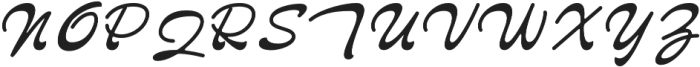 Jachoust Script otf (400) Font UPPERCASE