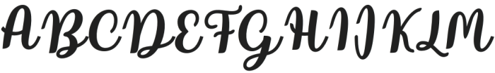 JackLady-Italic otf (400) Font UPPERCASE