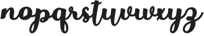 JackLady-Italic otf (400) Font LOWERCASE