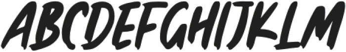 JackSphinx-Italic otf (400) Font UPPERCASE