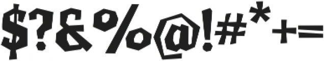 Jackazz Bold otf (700) Font OTHER CHARS