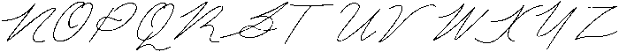 Jackies - Pen Regular otf (400) Font UPPERCASE
