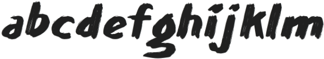 Jackloft Italic otf (400) Font LOWERCASE