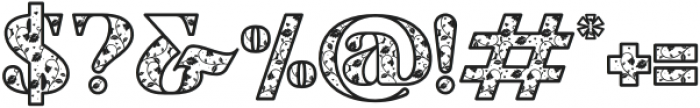 Jacksonlynch otf (400) Font OTHER CHARS