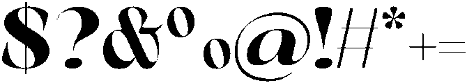 Jacky Regular otf (400) Font OTHER CHARS