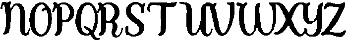 Jada ttf (400) Font UPPERCASE