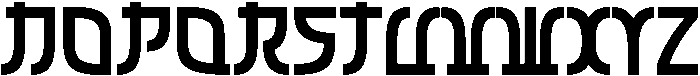 Jade Regular otf (400) Font LOWERCASE