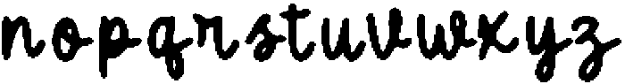 Jafipe ttf (400) Font LOWERCASE
