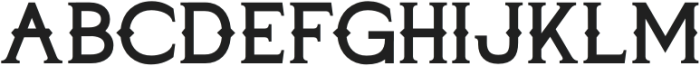 Jagged Spur Regular otf (400) Font UPPERCASE