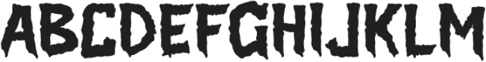 Jagged Terror Regular otf (400) FONT