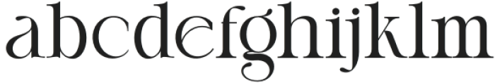 Jagiko Regular otf (400) Font LOWERCASE