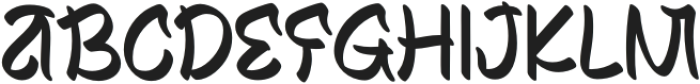 Jagrof-Regular otf (400) Font UPPERCASE