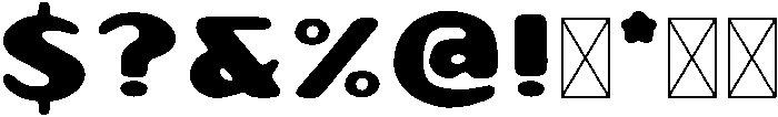 Jaguar Regular otf (400) Font OTHER CHARS