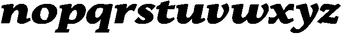 Jahrad ExtraBold Italic otf (700) Font LOWERCASE