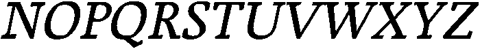Jahrad Italic otf (400) Font UPPERCASE