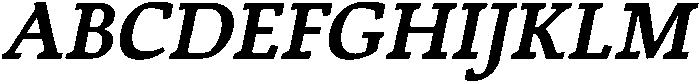 Jahrad Medium Italic otf (500) Font UPPERCASE