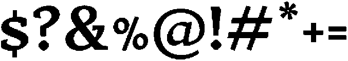 Jahrad Medium otf (500) Font OTHER CHARS
