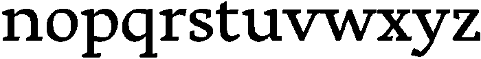 Jahrad Regular otf (400) Font LOWERCASE
