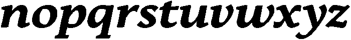 Jahrad SemiBold Italic otf (600) Font LOWERCASE