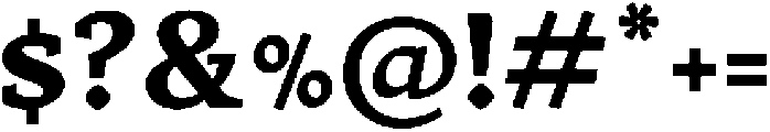 Jahrad SemiBold otf (600) Font OTHER CHARS
