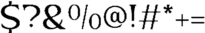 Jalkot Extra Light otf (200) Font OTHER CHARS