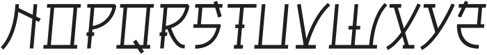 Jalturey Regular otf (400) Font LOWERCASE