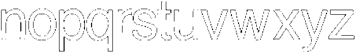 Jamboree Lines Medium otf (500) Font LOWERCASE