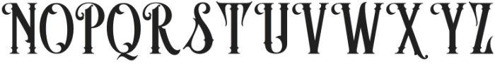 Jamesoon Regular otf (400) Font UPPERCASE