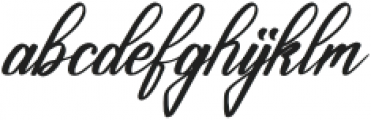 Jamesttedy Signature Italic otf (400) Font LOWERCASE