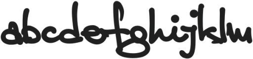 Jamie Handwriting Black otf (900) Font LOWERCASE