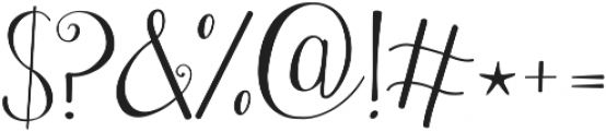 Janda Stylish Monogram ttf (400) Font OTHER CHARS