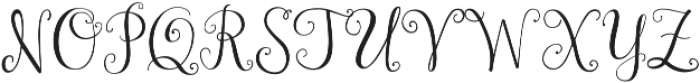 Janda Stylish Monogram ttf (400) Font LOWERCASE