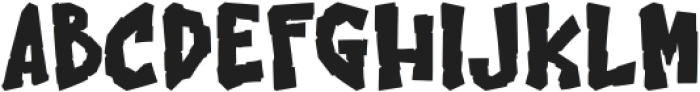 JanggroRegular otf (400) Font UPPERCASE