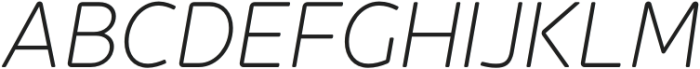 Jano Round ExtraLight Italic otf (200) Font