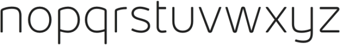 Jano Round ExtraLight otf (200) Font LOWERCASE