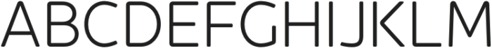 Jano Round Light otf (300) Font UPPERCASE
