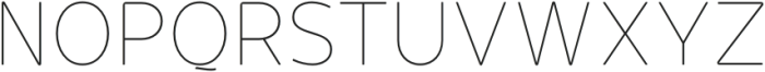 Jano Round Thin otf (100) Font UPPERCASE