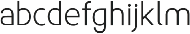 JanturType ExtraLight otf (200) Font LOWERCASE