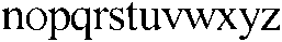 January Writing Regular otf (400) Font LOWERCASE